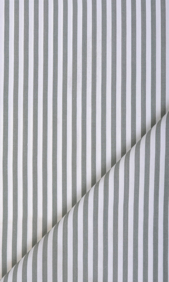 Cotton Pinch Pleat, Rod Pocket, Eyelet Curtains (White/ Grey)