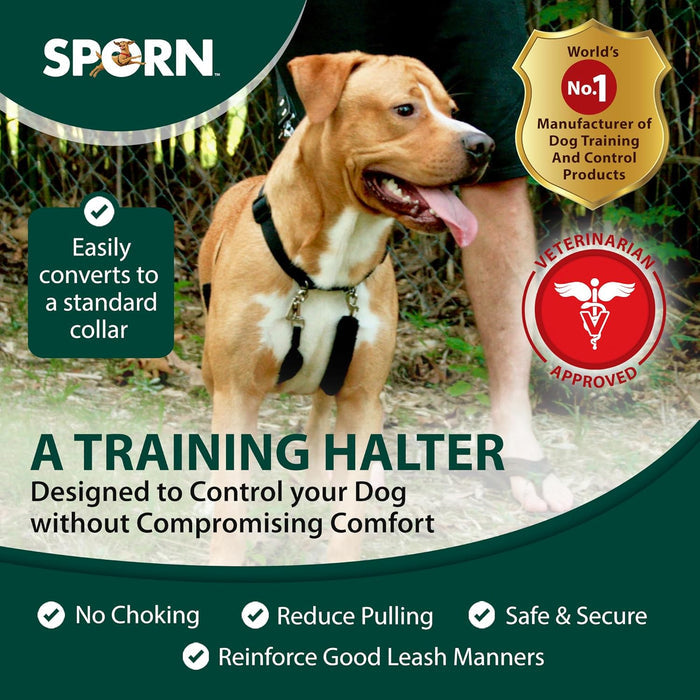 Sporn Training Halter Small Dog No Pull Harness - Padded Sherpa Sleeves Toy Breeds 2-9kg