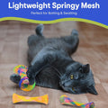 SPOT Kitty Fun Tubes Cat Toy 3pc Catnip Bouncy Interactive Chase Play 2-Pack