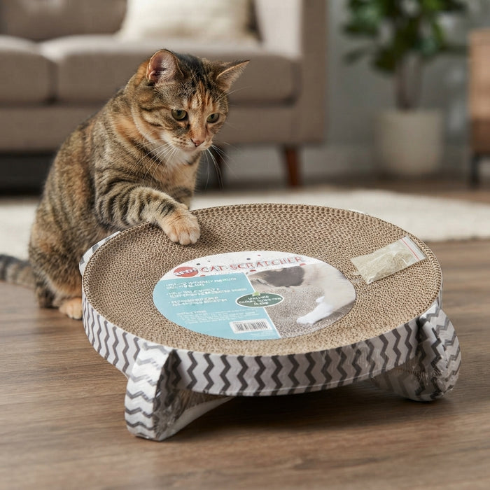 SPOT Nest Cat Scratcher Corrugated Cardboard With Catnip 14"