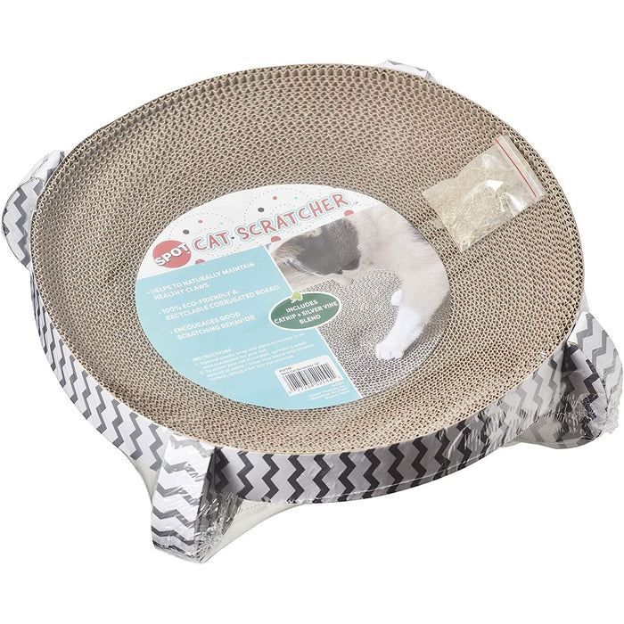 SPOT Nest Cat Scratcher w/Catnip 14-Inch SPOT