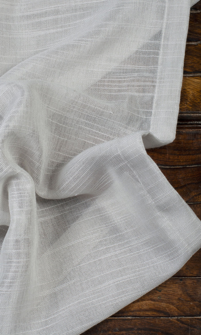 Plain Sheer Curtains (Light Gray) Extra Long Short Wide