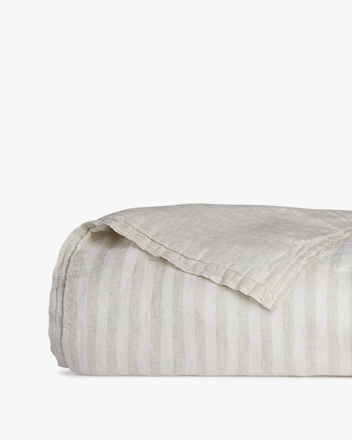 Striped Linen Quilt