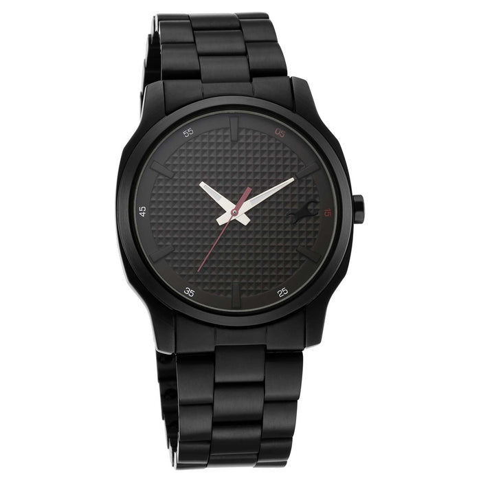 Stunner in Black Dial & Metal Strap