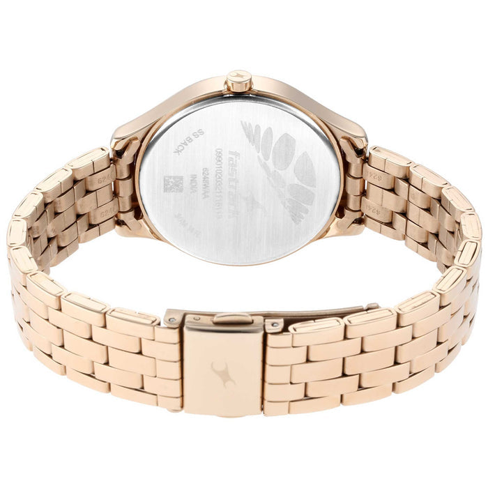 Stunner in Rose gold Dial & Metal Strap 6248WM01