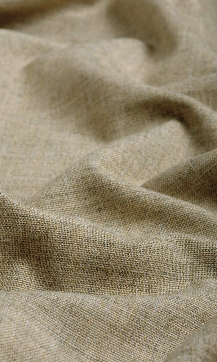 Linen Texture Any Size Style Curtains (Taupe/ Brown)