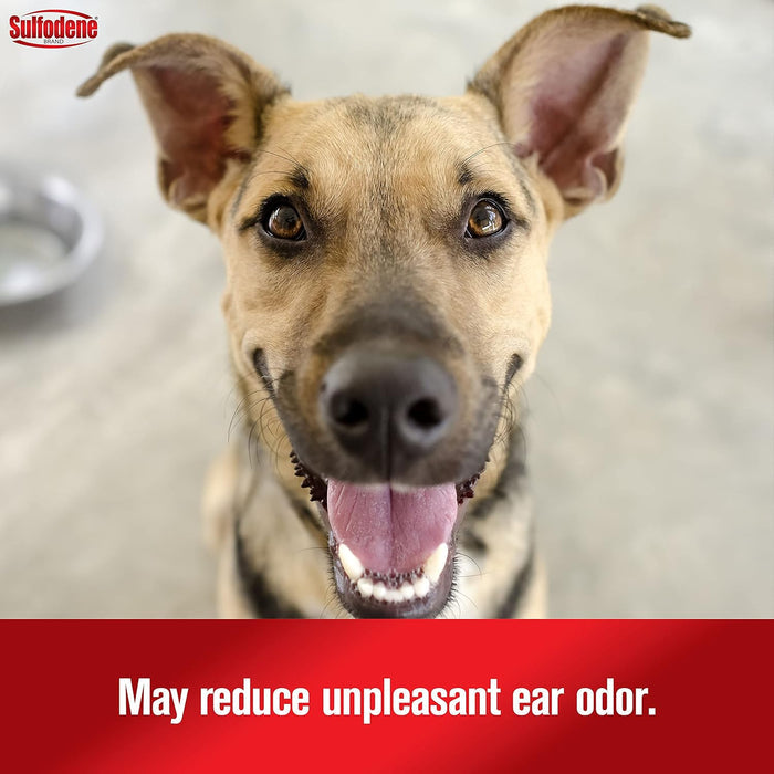 Sulfodene Ear Cleaner for Dog Cat Antiseptic Ear Cleaning Solution 4 oz.
