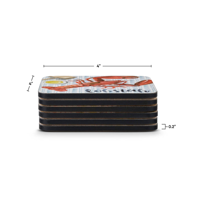Summer Feast Coasters - Set of 6