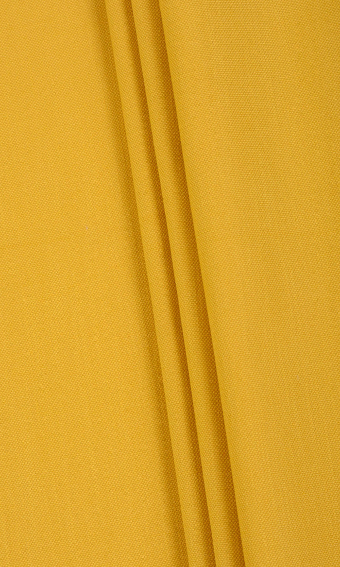 Solid Textured Fabric By the Metre for Curtains & Drapes (Yellow)