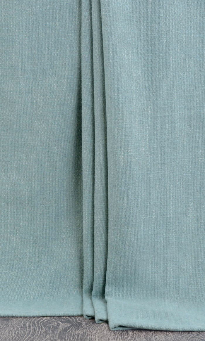 Plain Cotton Window Treatments Fabric By the Metre (Blue)