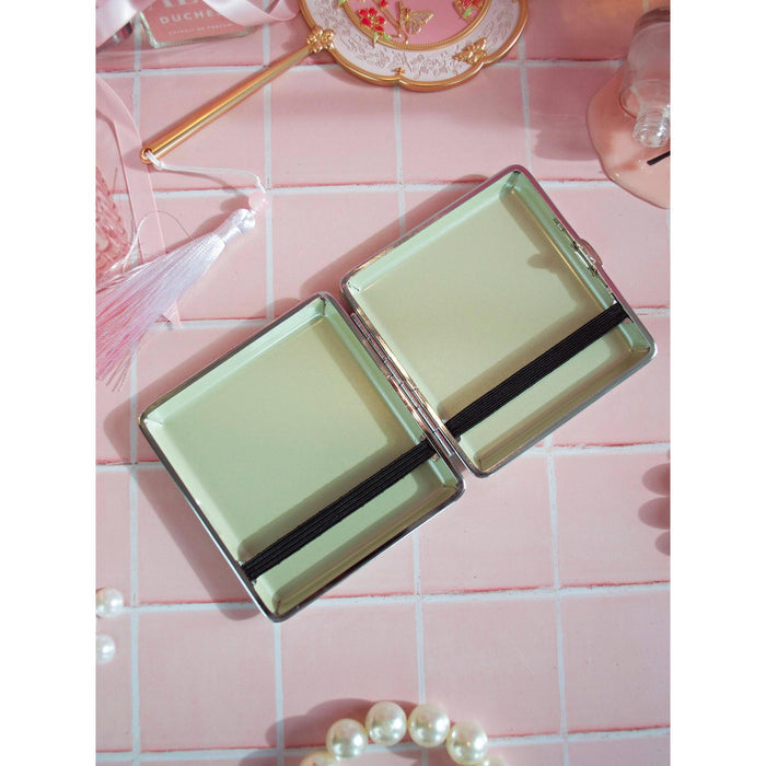 Swan Cig Case | Cute Cigarette Tin Cash Card Container | 3.5" x 3.75"