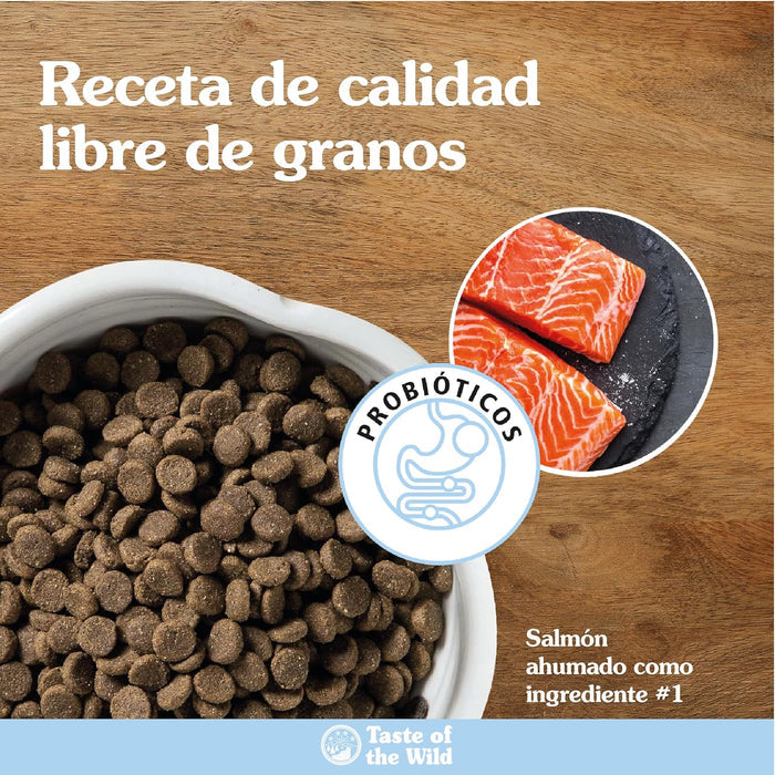 Taste of the Wild Pacific Stream Salmon Dry Dog Food 27/15 Grain-Free 30lbs.