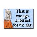 That is Enough Internet for the Day Medieval Marginalia Refrigerator Magnet