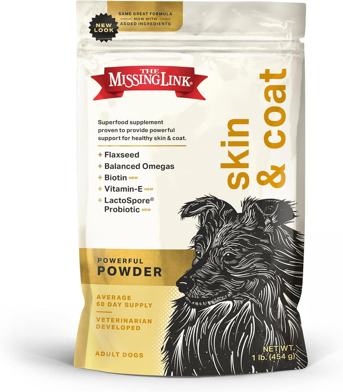 The Missing Link Skin and Coat Superfood Powder for Dogs 1lb.