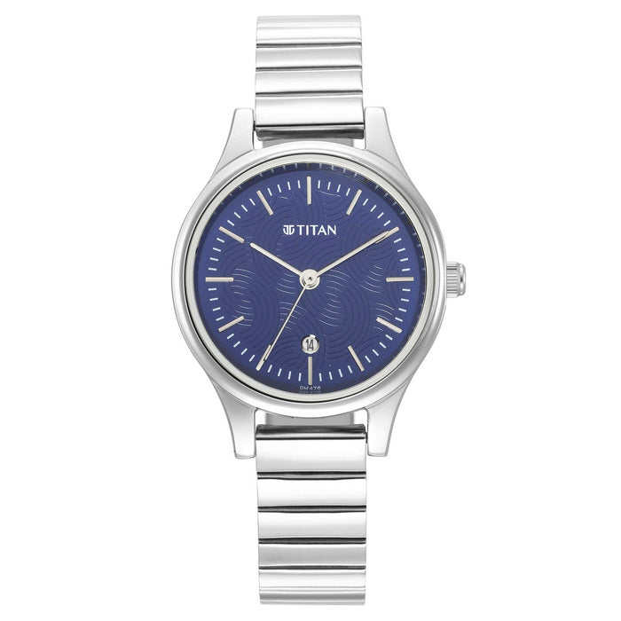 Titan Analog Blue Dial Women's Watch-2679SM01