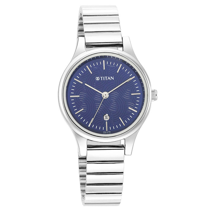 Titan Analog Blue Dial Women's Watch-2679SM01