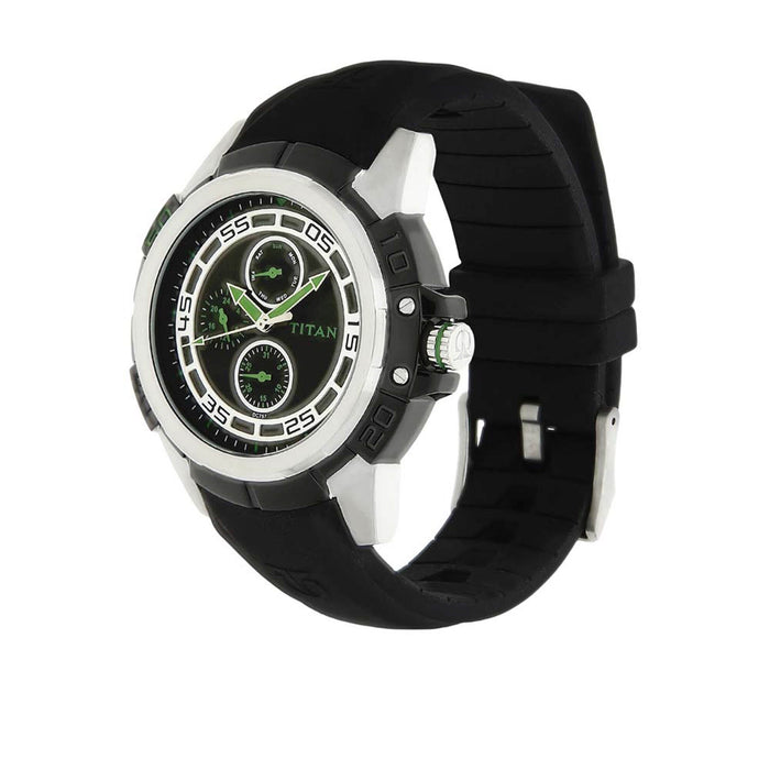 Titan Black Dial Analog Watch for Men 9467KP02