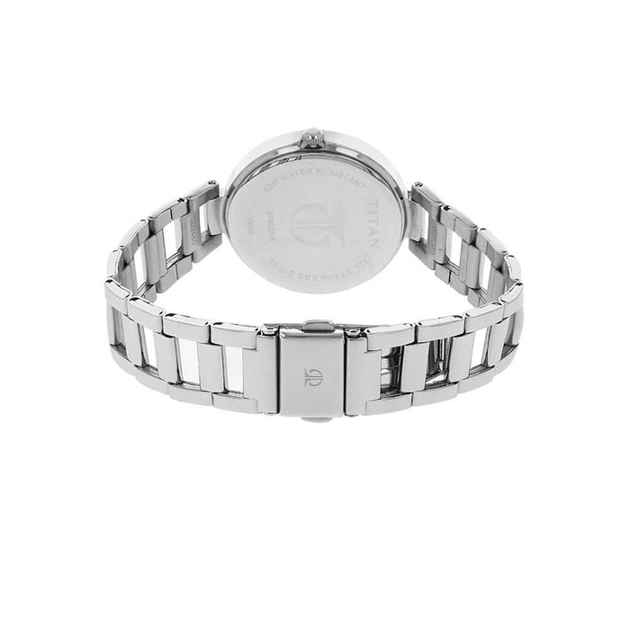 Titan Black Dial Analog Watch For Women -NR2480SM02