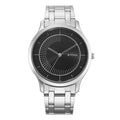 Titan black Dial stainless steel watch for man 1825SM01