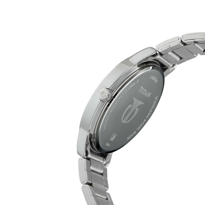 Titan Blue Dial Analog Watch For Men -NR1769SM01, Blue, Glam