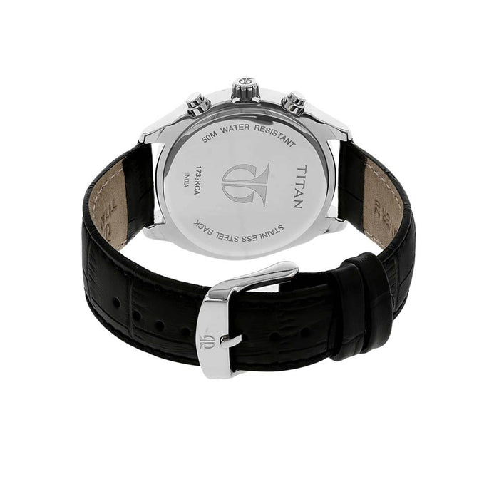 Titan Blue Dial Multifunction Watch for Men 1733KL01