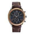 Titan Classique Blue Dial Chronograph Watch for Men