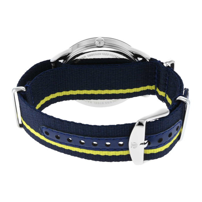 Titan Elmnt Silver Dial Nylon Strap Men's Watc 1806SP01