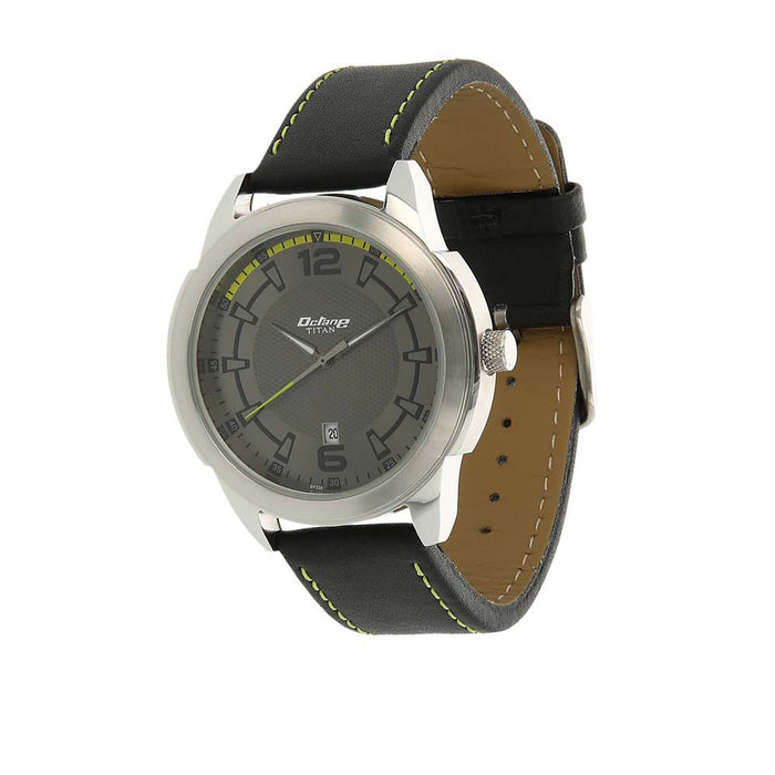 Titan Grey Dial Analog Watch for Men 1585SL10