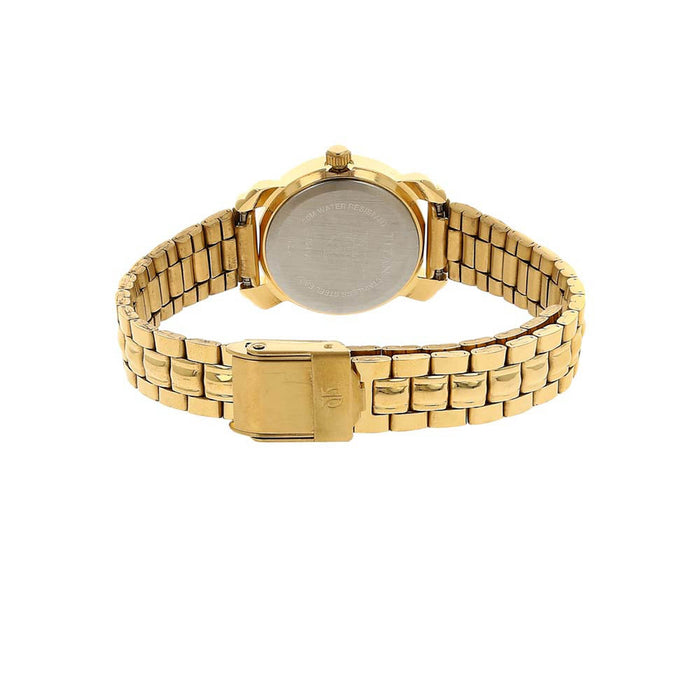 Titan Karishma Champagne Dial Analog Watch for Women 2534YM01, Golden, bracelet
