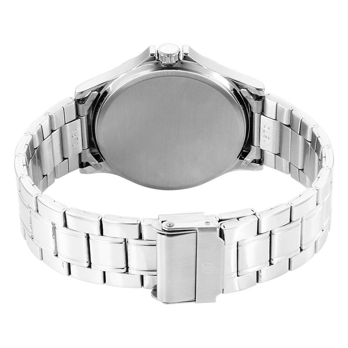 Titan Karishma Quartz Analog with Date Blue Dial Stainless Steel Strap Watch For Men 10038SM01