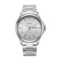 Titan Marhaba Silver White Dial Analog Stainless Steel Strap watch for Men
 1870SM05