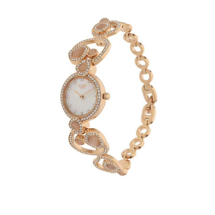 Titan Mother of Pearl Dial Analog Watch for Women 95031WM01
