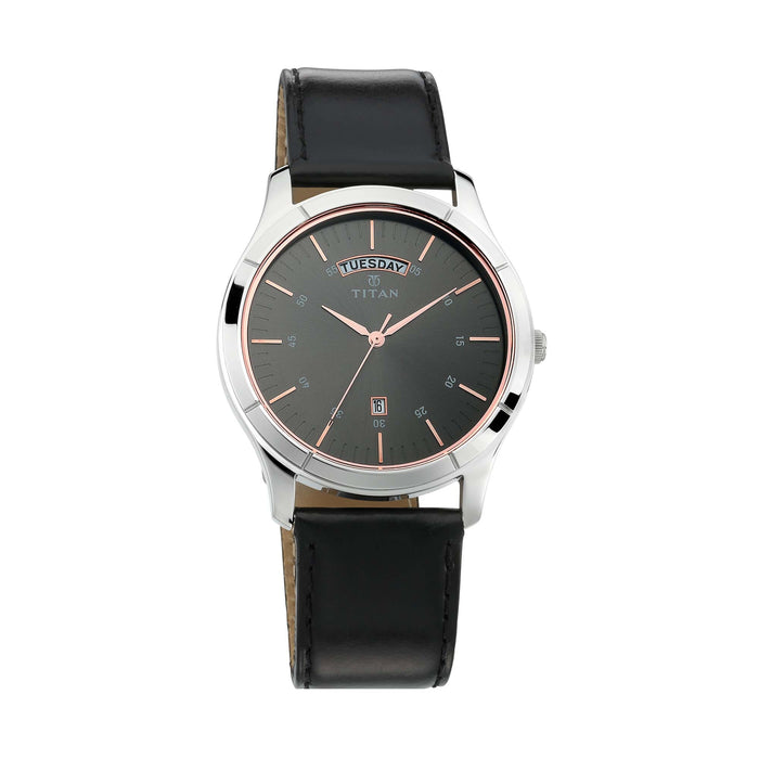Titan Neo Black Dial Analog Watch for Men 1767SL02