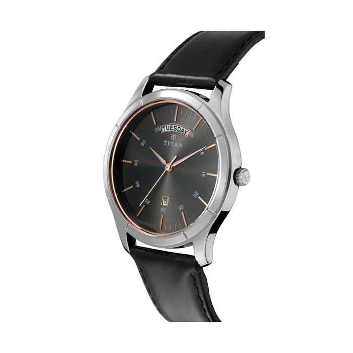 Titan Neo Black Dial Analog Watch for Men 1767SL02