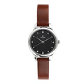 Titan Neo Black Dial Analog Watch for Women 2481SL07, Brown, strap
