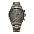 Titan Neo Splash Quartz Multifunction Anthracite Dial Stainless Steel Strap Watch for Men 1805KM07