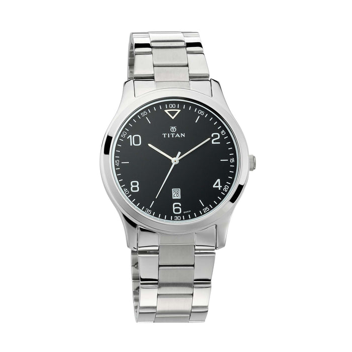 Titan NM1770SM02 / NL1770SM02 Men's Neo Analog Black Dial Watch