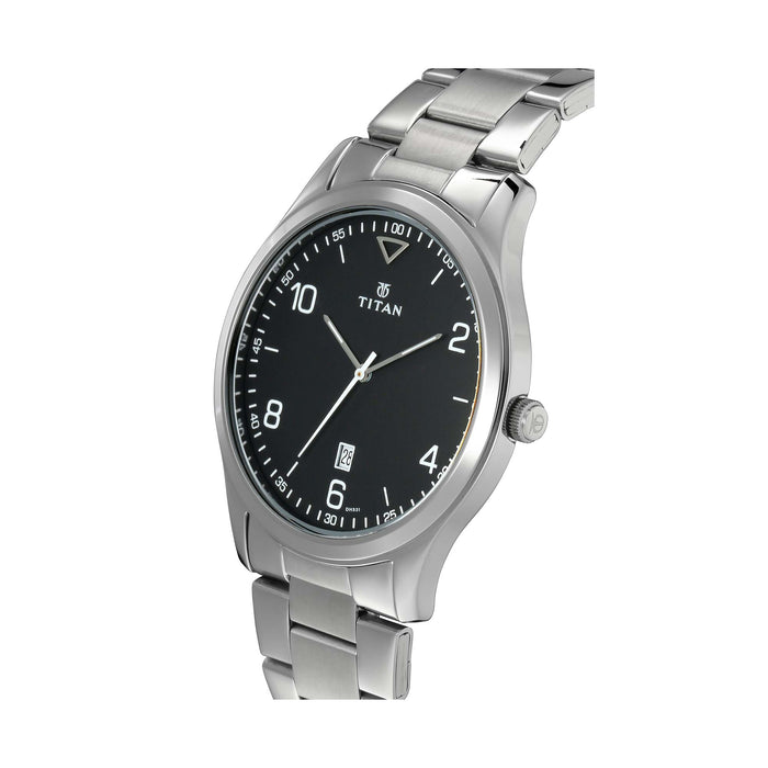 Titan NM1770SM02 / NL1770SM02 Men's Neo Analog Black Dial Watch