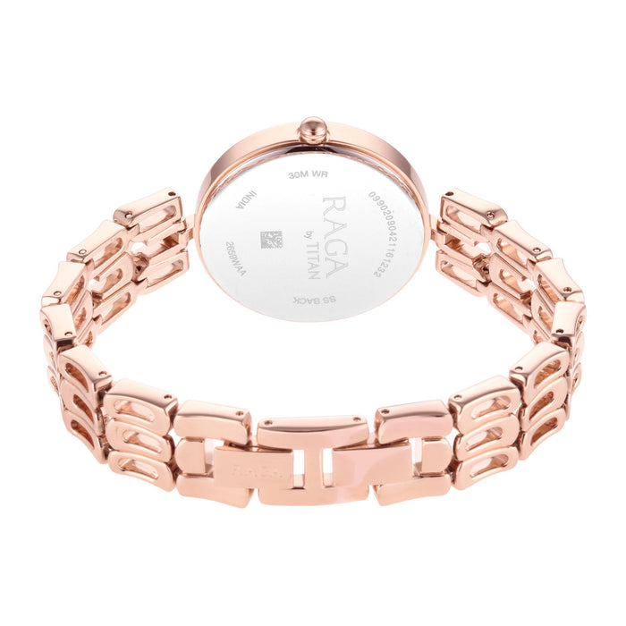 Titan Raga Chic - Mother Of Pearl Dial Metal Strap Watch 2659WM01