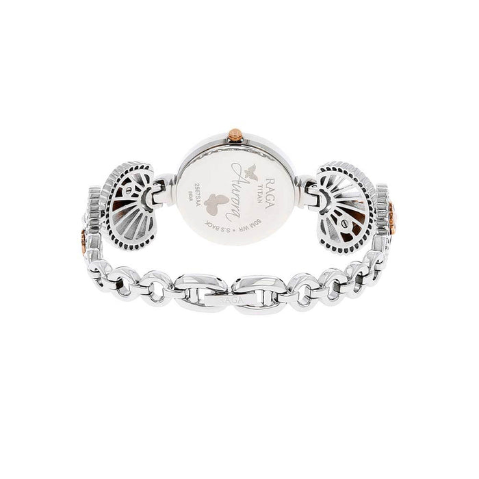 Titan Raga Mother of Pearl Dial Analog Watch for Women 2567KM01