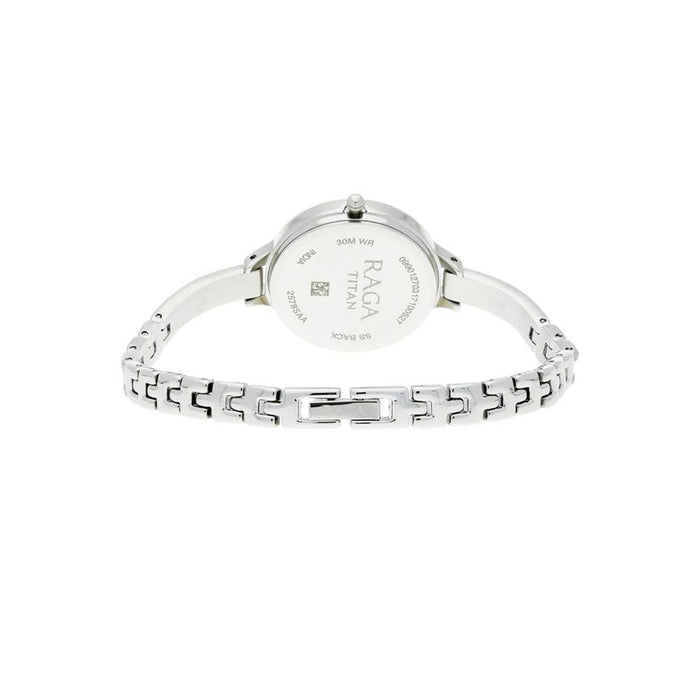 Titan Raga Viva Silver Dial Analog Watch for Women 2578SM02