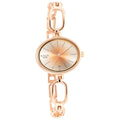 Titan Raga Viva Silver Dial Rose Gold Brass Strap Watch 2667WM01