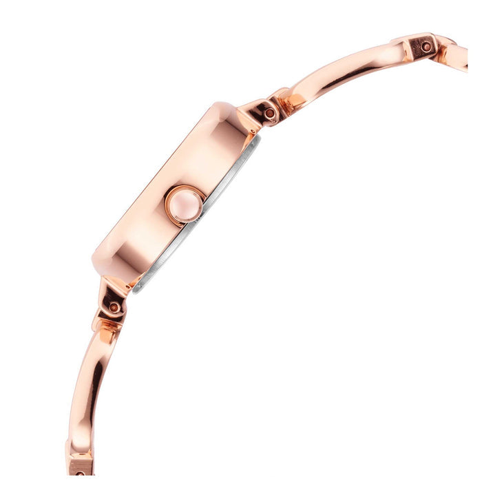 Titan Raga Viva Silver Dial Rose Gold Brass Strap Watch 2667WM01