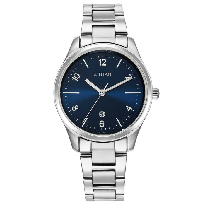 Titan Trendsetters Blue Dial, bracelet