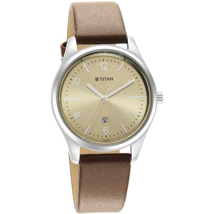 Titan Trendsetters With Beige Dial 2639SL10