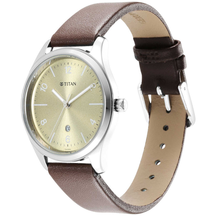 Titan Trendsetters With Beige Dial 2639SL10