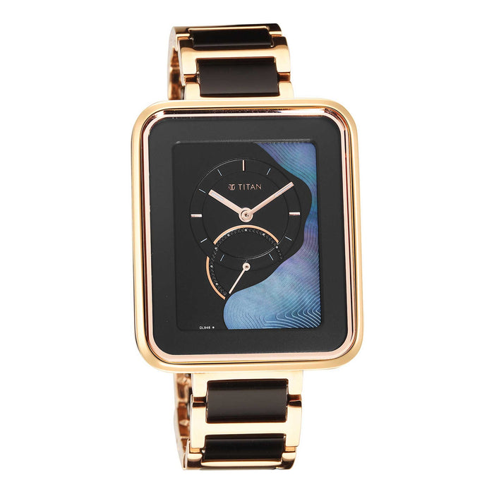 Titan Wander Black Mother of Pearl Dial Watch 2676WD01