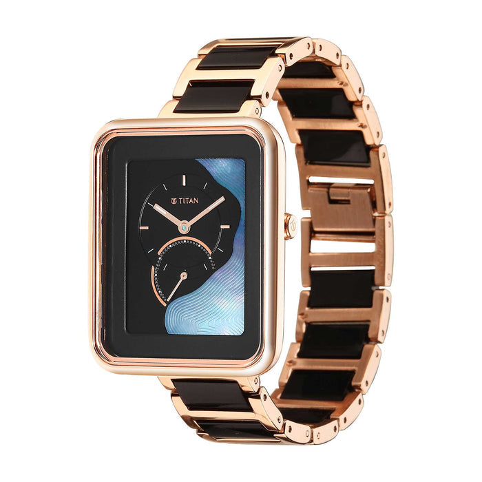 Titan Wander Black Mother of Pearl Dial Watch 2676WD01