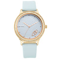Titan Wander Blue Dial Leather Strap Watch 2634WL01