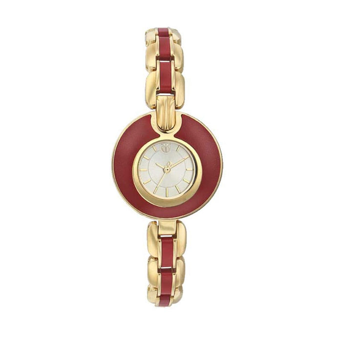 Titan women Water Resistant Stainless Steel Analog Watch 9869YH01